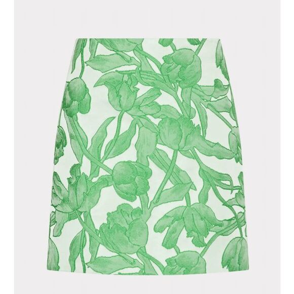 NWT Milly Tulip Jacquard Modern Mini Skirt- Size 10 - Picture 4 of 8